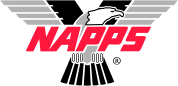 Logo featuring a stylized eagle head, large wings, and the word "NAPPS" in bold red letters.